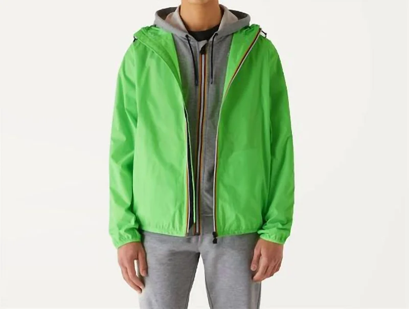 Le Vrai 3.0 Claude Rain Jacket In Green Fluo