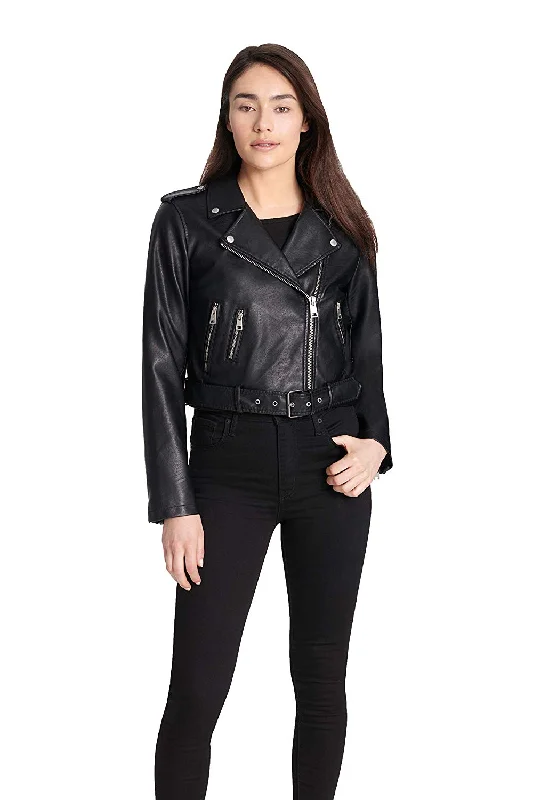 Levi's Women Asymmetrical Belted Motorcycle Jacket