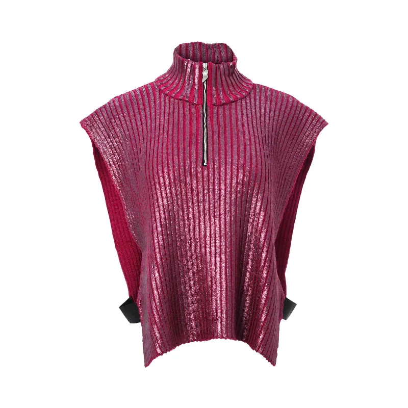 Oblique Women's Fuchsia Vest