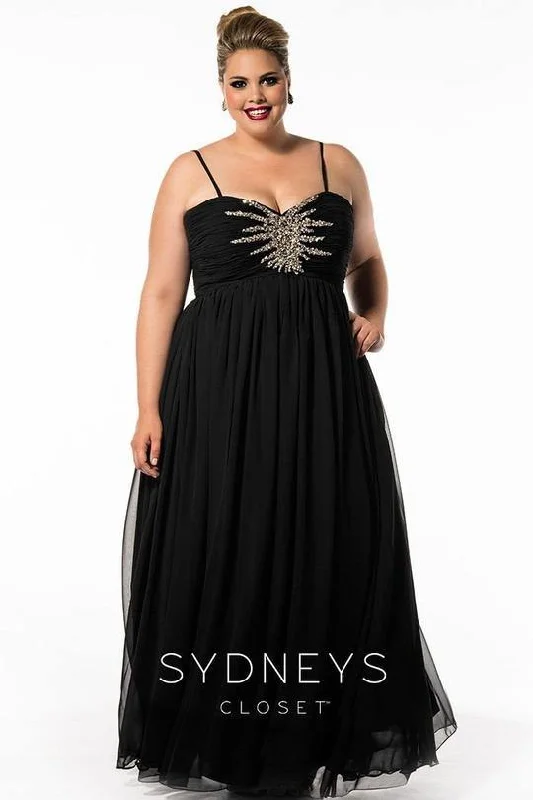 Sydneys Closet Long Plus Size Prom Dress