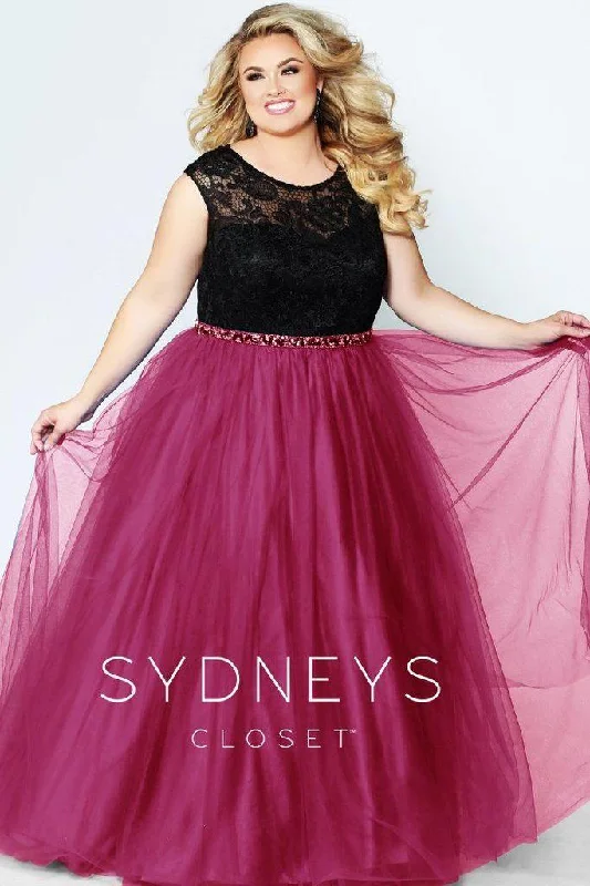 Sydneys Closet Long Plus Size Prom Dress