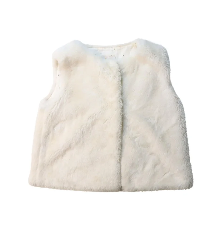 Jacadi Faux Fur Vest 6T