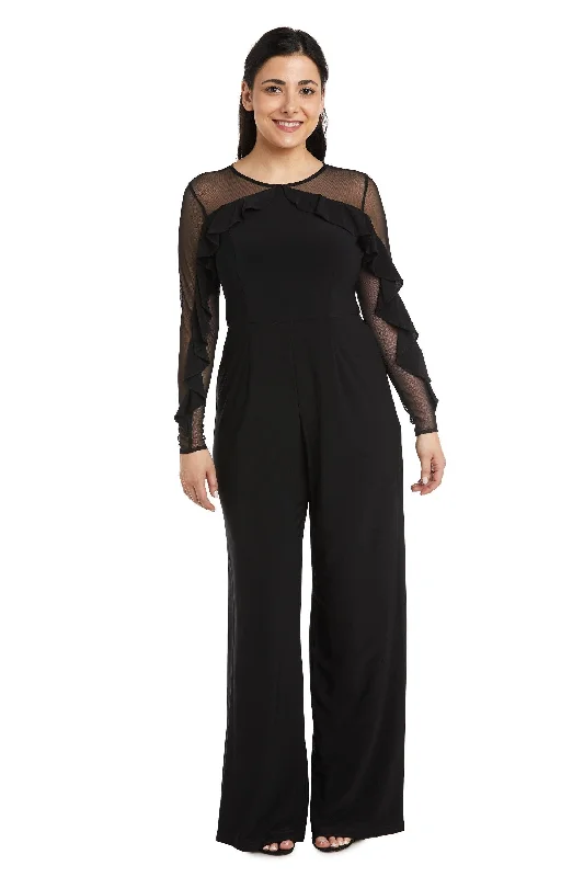 R&M Richards 2308P Long Sleeve Petite Jumpsuit Sale