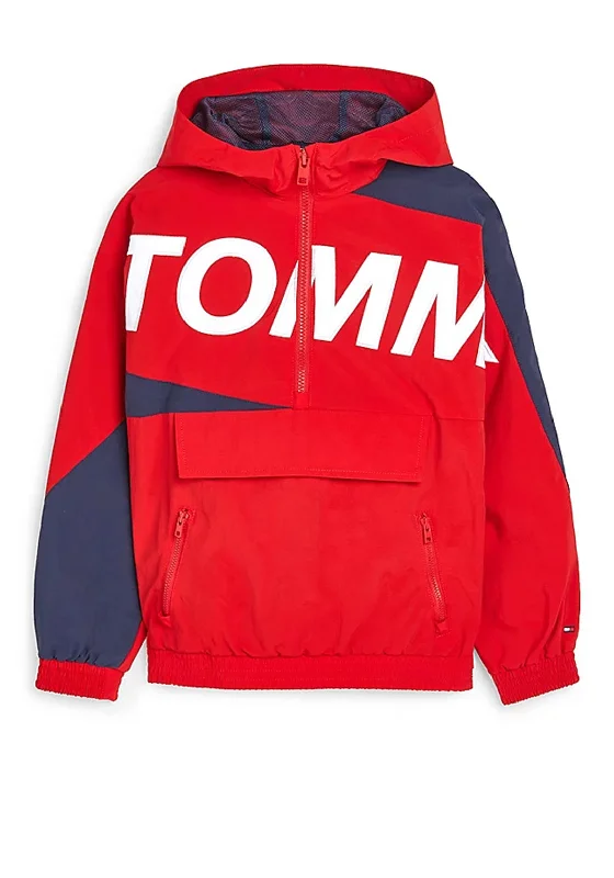 Tommy Hilfiger Kids Chicago Windbreaker, Deep Crimson