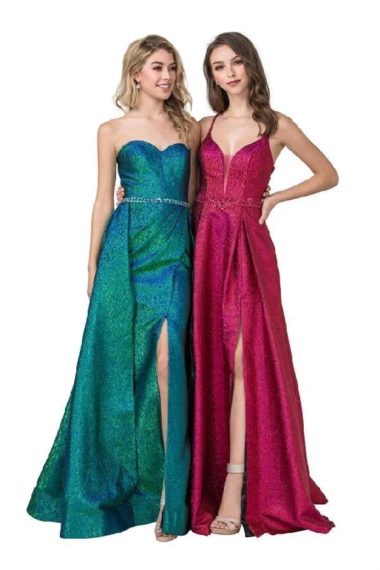 Long Prom Strapless Sweetheart Neckline Formal Gown