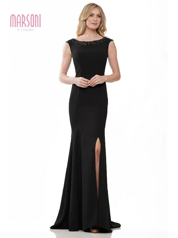 Marsoni MV1247 Long Sleeveless Fitted Formal Dress