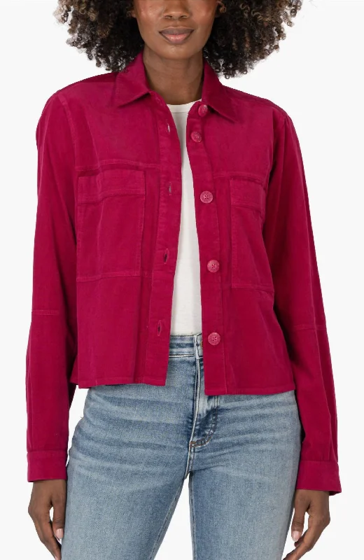 Zinnia Jacket In Fuchsia