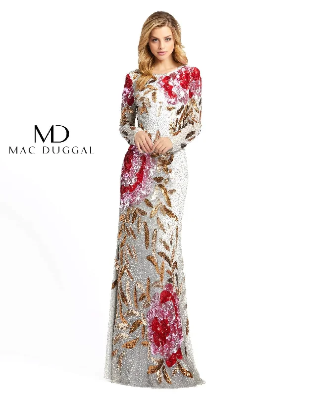 Mac Duggal Long Sleeve Evening Formal Dress Sale