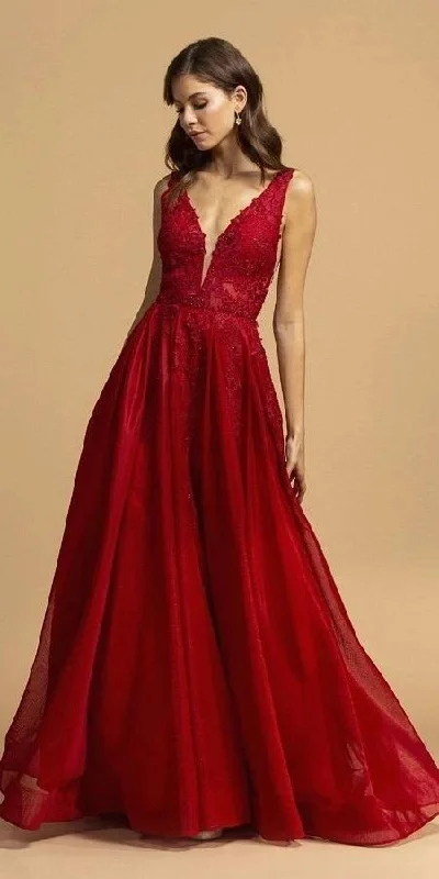 Prom Long Sleeveless Formal Dress