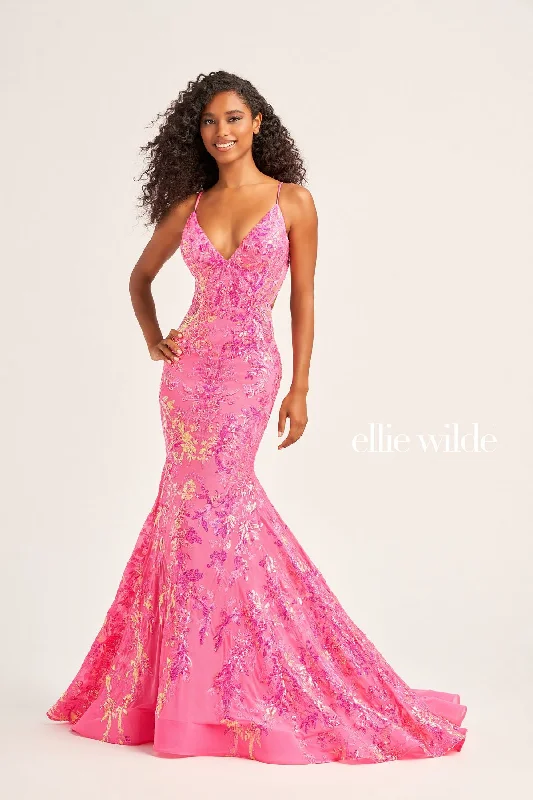 Ellie Wilde EW35011 Mermaid Prom Long Formal Gown