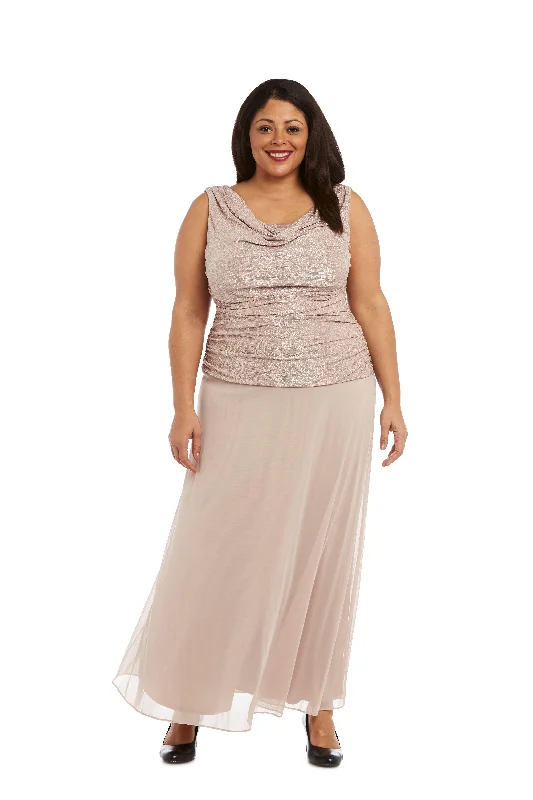 R&M Richards 9657W Plus Size Mother Of The Bride Dress