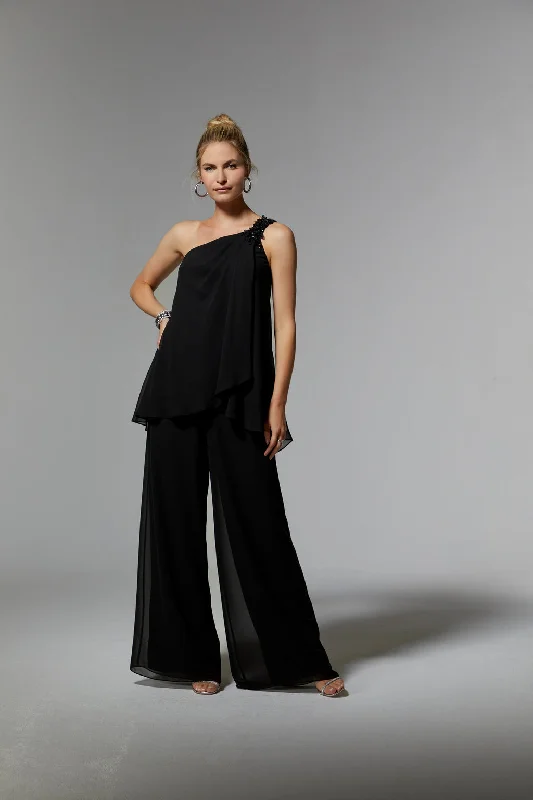 MGNY Madeline Gardner New York 72912 Long Formal Beaded Pant Suit