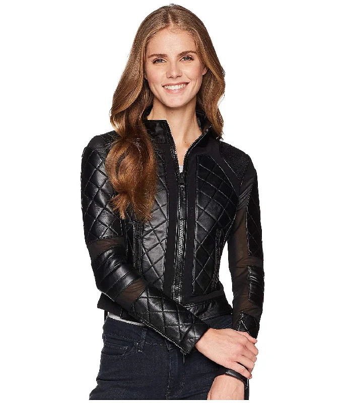 Blanc Noir Women's Moto Jacket