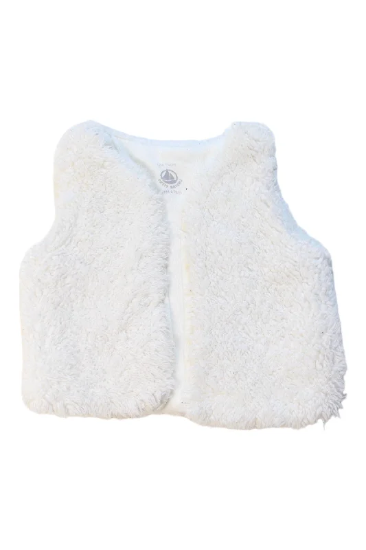 Petit Bateau Fur Vest 12M