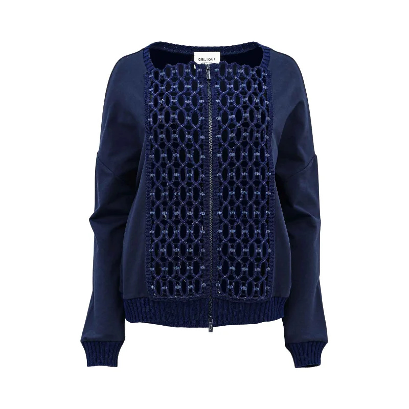 Oblique Women's Dark Blue Jacket