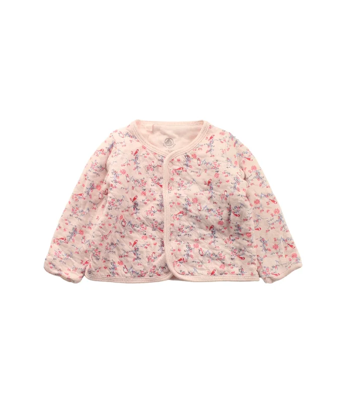 Petit Bateau Quilted Jacket, Beany & Sock 0-3M