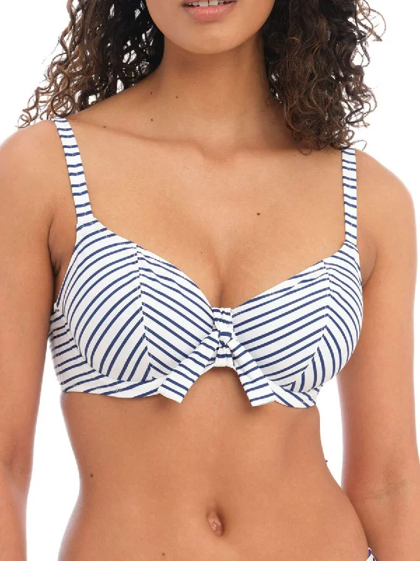 New Shores Plunge Bikini Top - Ink