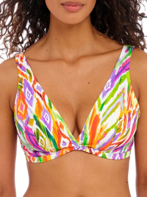 Tusan Beach Triangle Bikini Top - Multi