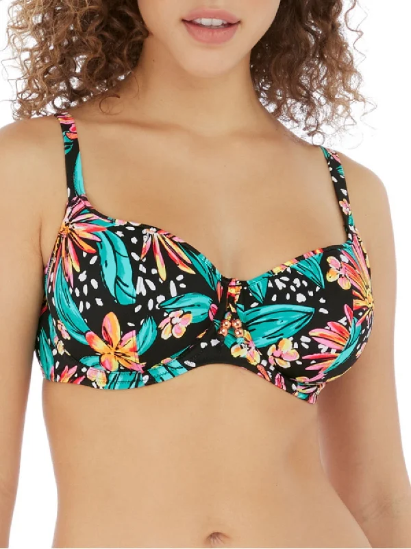 Wild Daisy Sweetheart Bikini Top - Multicoloured