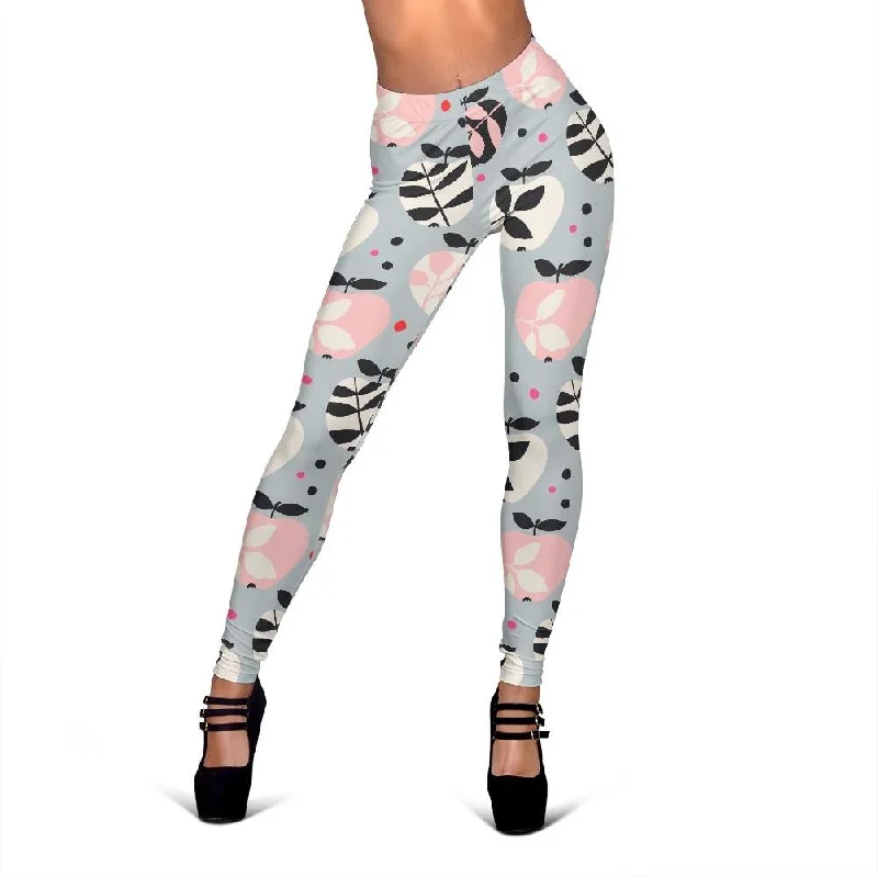 Apple Print Pattern Women Leggings