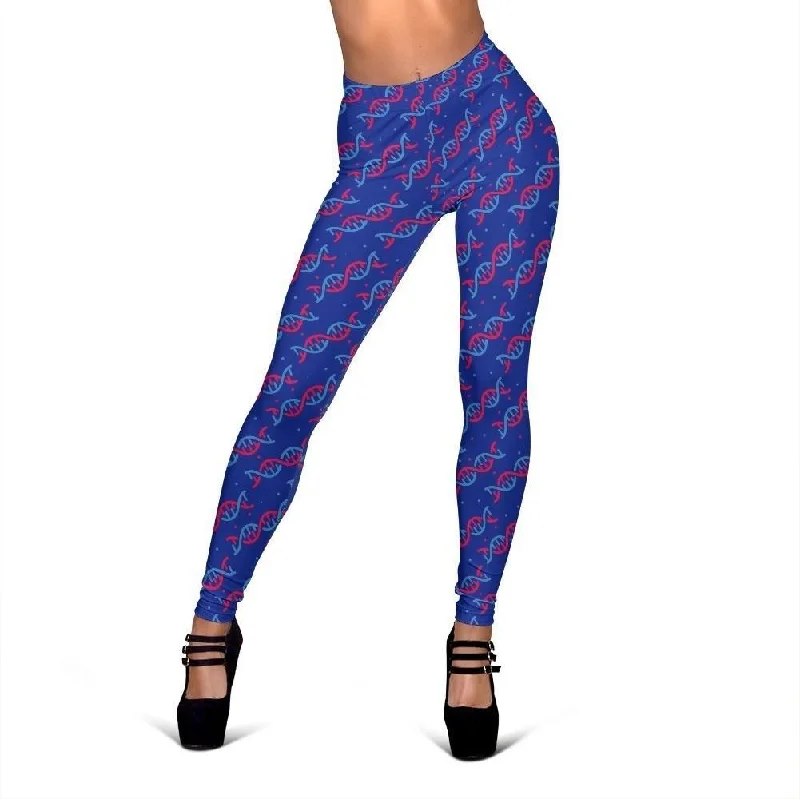 Dna Pattern Print Women Leggings