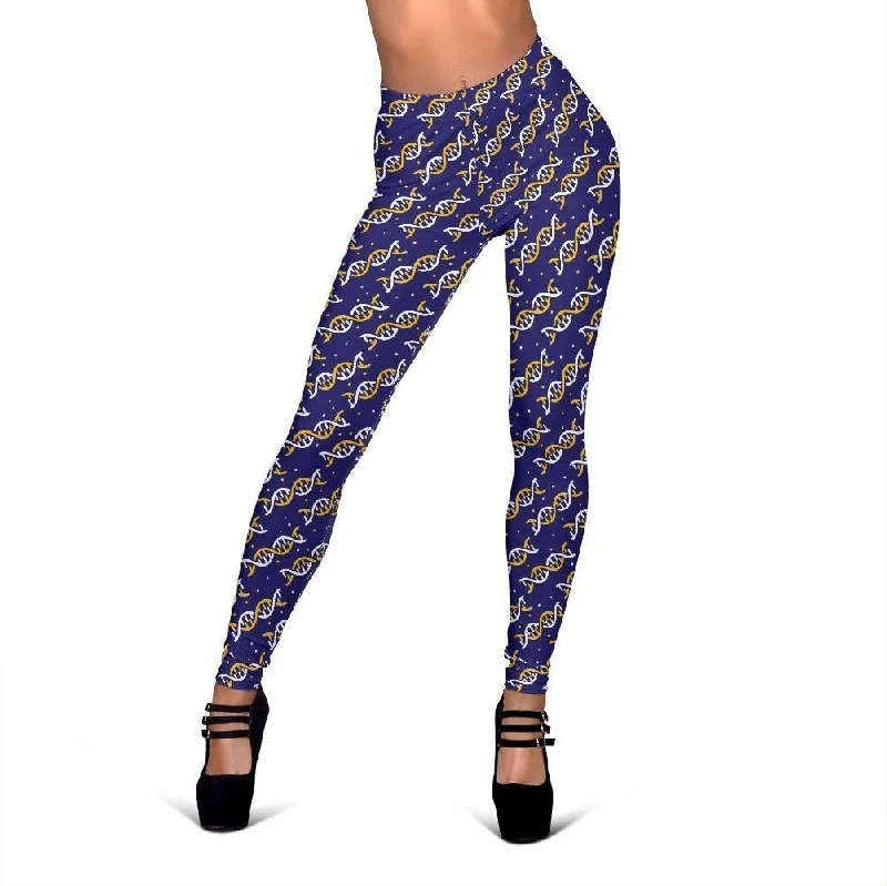 Dna Print Pattern Women Leggings