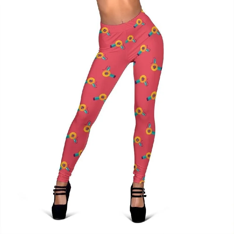 Hair Stylist Pattern Print Women Leggings