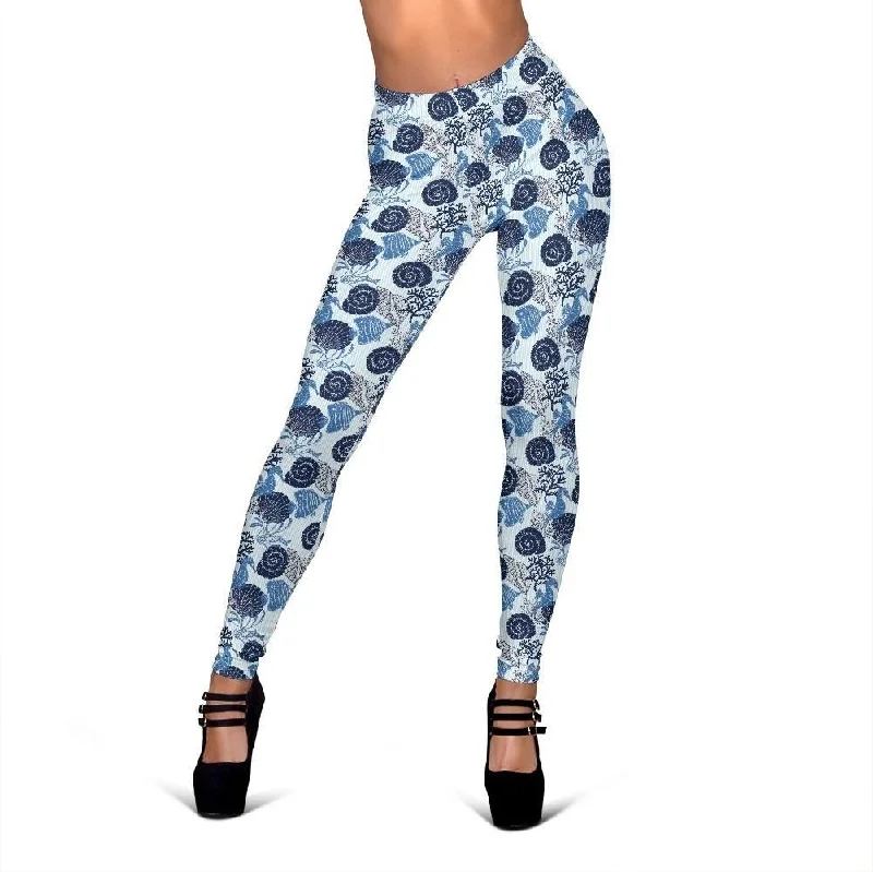 Ocean Pattern Print Women Leggings