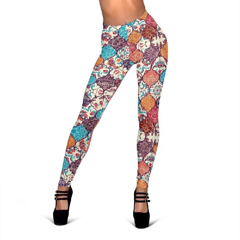 Patchwork Pattern Print Women Leggings