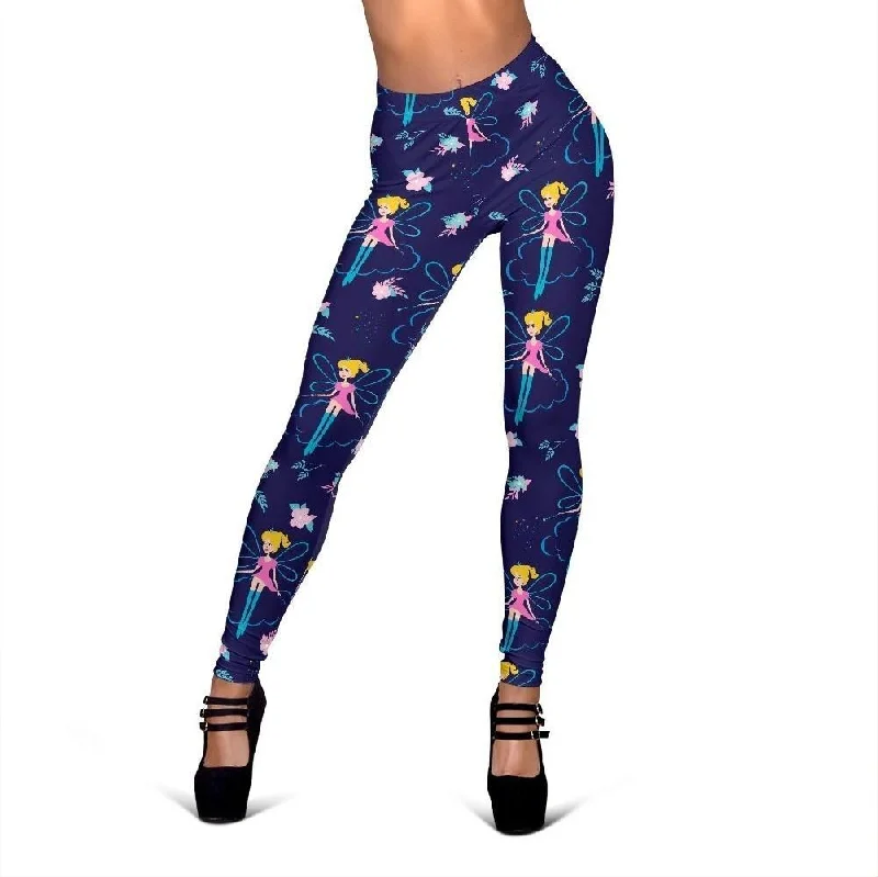 Pattern Print Fairy Women Leggings