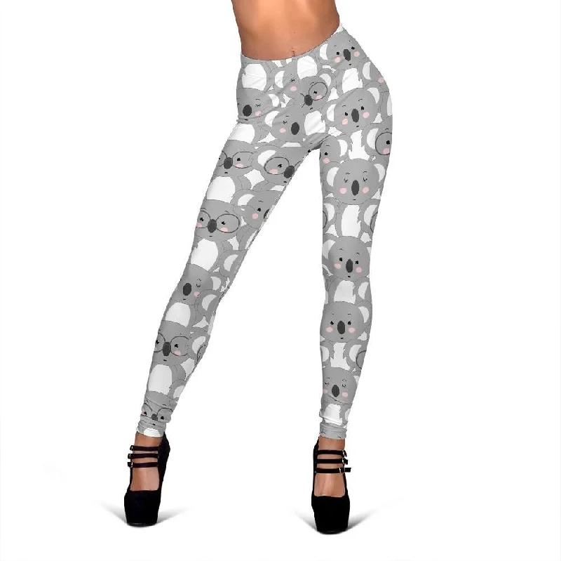 Pattern Print Koala Women Leggings