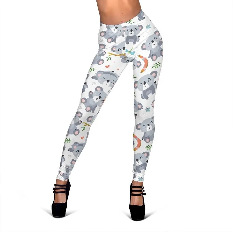 Print Pattern Koala Women Leggings